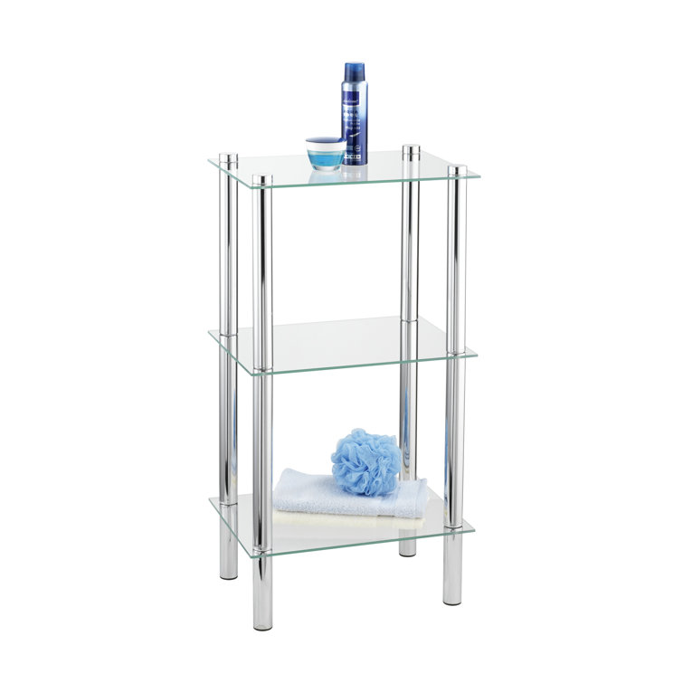 Wenko Yago Glass Freestanding Bathroom Shelves & Reviews Wayfair.co.uk